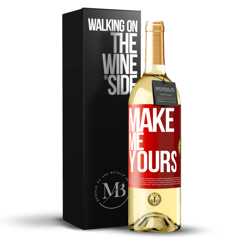 29,95 € Free Shipping | White Wine WHITE Edition Make me yours Red Label. Customizable label Young wine Harvest 2022 Verdejo