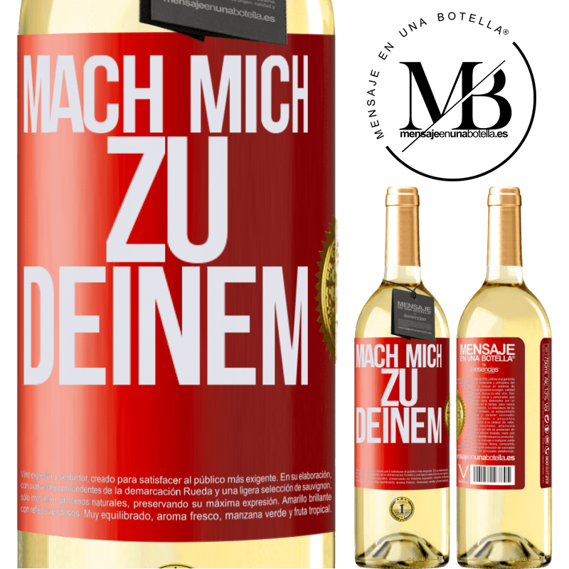 29,95 € Kostenloser Versand | Weißwein WHITE Ausgabe Mach mich Deinen Rote Markierung. Anpassbares Etikett Junger Wein Ernte 2024 Verdejo