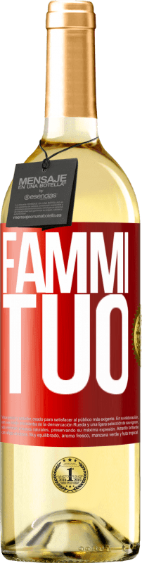 29,95 € | Vino bianco Edizione WHITE Fammi tuo Etichetta Rossa. Etichetta personalizzabile Vino giovane Raccogliere 2024 Verdejo