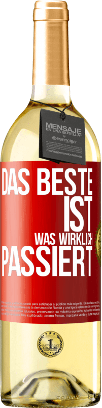 29,95 € | Weißwein WHITE Ausgabe Das Beste ist, was wirklich passiert Rote Markierung. Anpassbares Etikett Junger Wein Ernte 2024 Verdejo