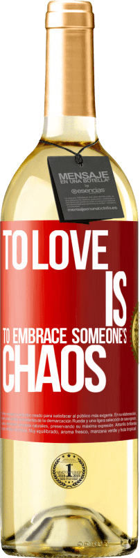 «Любить значит принять чей-то хаос» Издание WHITE