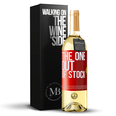 «The one out of stock» WHITE Ausgabe