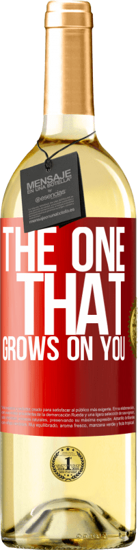 29,95 € Бесплатная доставка | Белое вино Издание WHITE The one that grows on you Красная метка. Настраиваемая этикетка Молодое вино Урожай 2025 Verdejo