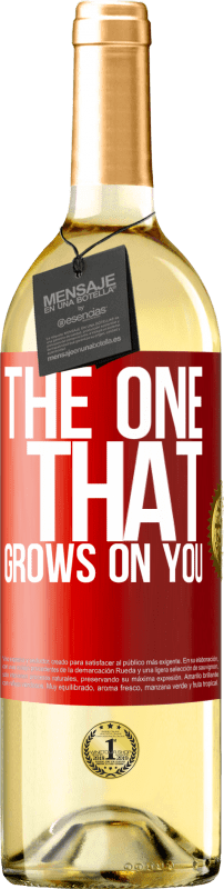 29,95 € Free Shipping | White Wine WHITE Edition The one that grows on you Red Label. Customizable label Young wine Harvest 2023 Verdejo