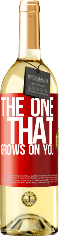 29,95 € | Vino bianco Edizione WHITE The one that grows on you Etichetta Rossa. Etichetta personalizzabile Vino giovane Raccogliere 2023 Verdejo
