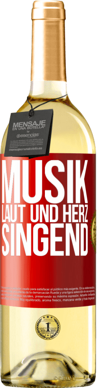 «Musik laut und Herz singend» WHITE Ausgabe