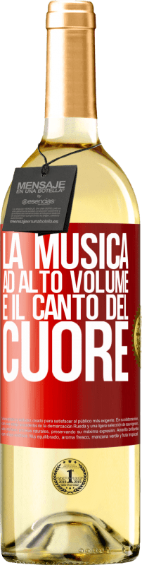 29,95 € | Vino bianco Edizione WHITE La musica ad alto volume e il canto del cuore Etichetta Rossa. Etichetta personalizzabile Vino giovane Raccogliere 2024 Verdejo