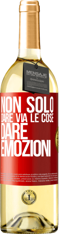 29,95 € | Vino bianco Edizione WHITE Non solo dare via le cose, dare emozioni Etichetta Rossa. Etichetta personalizzabile Vino giovane Raccogliere 2024 Verdejo