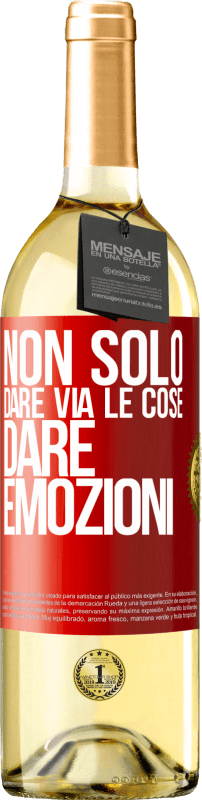 29,95 € Spedizione Gratuita | Vino bianco Edizione WHITE Non solo dare via le cose, dare emozioni Etichetta Rossa. Etichetta personalizzabile Vino giovane Raccogliere 2025 Verdejo