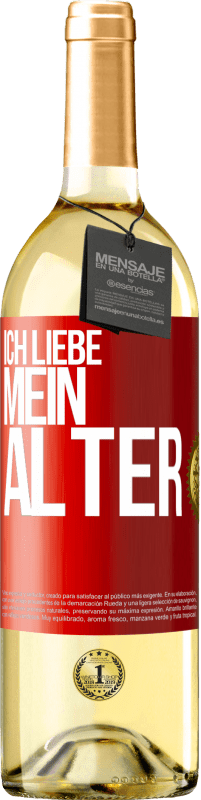 29,95 € | Weißwein WHITE Ausgabe Ich liebe mein Alter Rote Markierung. Anpassbares Etikett Junger Wein Ernte 2024 Verdejo