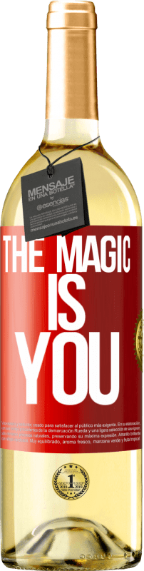 29,95 € | White Wine WHITE Edition The magic is you Red Label. Customizable label Young wine Harvest 2024 Verdejo