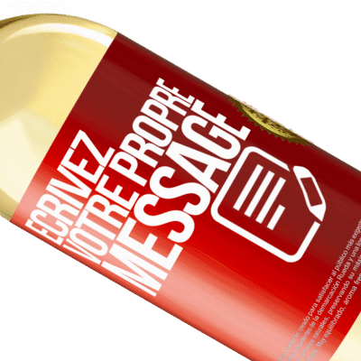 Expressions Uniques et Personnelles. «Attention: perfection mise en bouteille» Édition WHITE