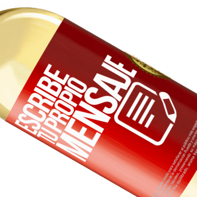 Expresiones Únicas y Personales. «Aviso: contiene perfección embotellada» Edición WHITE