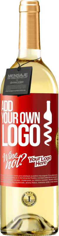 24,95 € | White Wine WHITE Edition Add your own logo Red Label. Customizable label Young wine Harvest 2021 Verdejo
