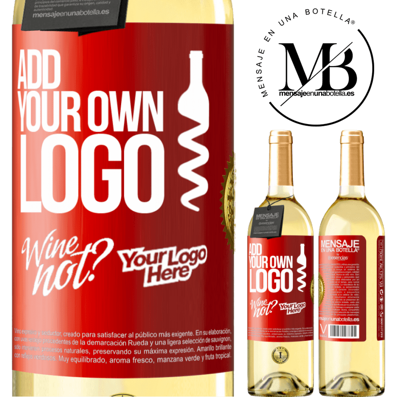 29,95 € Free Shipping | White Wine WHITE Edition Add your own logo Red Label. Customizable label Young wine Harvest 2024 Verdejo