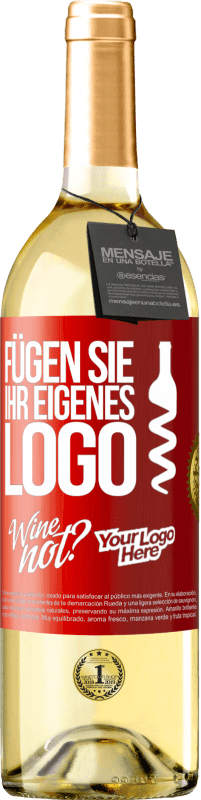 29,95 € | Weißwein WHITE Ausgabe Füge dein eigenes Logo hinzu Rote Markierung. Anpassbares Etikett Junger Wein Ernte 2024 Verdejo