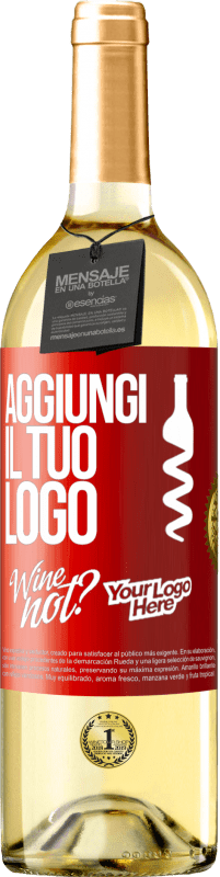 29,95 € | Vino bianco Edizione WHITE Aggiungi il tuo logo Etichetta Rossa. Etichetta personalizzabile Vino giovane Raccogliere 2023 Verdejo