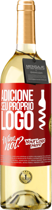 29,95 € | Vinho branco Edição WHITE Adicione seu próprio logo Etiqueta Vermelha. Etiqueta personalizável Vinho jovem Colheita 2023 Verdejo