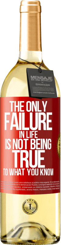 29,95 € | White Wine WHITE Edition The only failure in life is not being true to what you know Red Label. Customizable label Young wine Harvest 2024 Verdejo