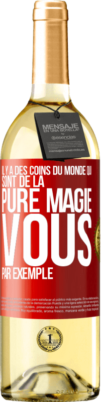 29,95 € Envoi gratuit | Vin blanc Édition WHITE Il y a des coins du monde qui sont de la pure magie. Vous par exemple Étiquette Rouge. Étiquette personnalisable Vin jeune Récolte 2025 Verdejo