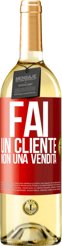 29,95 € | Vino bianco Edizione WHITE Fai un cliente, non una vendita Etichetta Rossa. Etichetta personalizzabile Vino giovane Raccogliere 2024 Verdejo