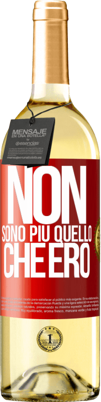 29,95 € | Vino bianco Edizione WHITE Non sono più quello che ero Etichetta Rossa. Etichetta personalizzabile Vino giovane Raccogliere 2024 Verdejo