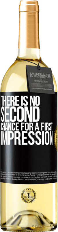 29,95 € | Белое вино Издание WHITE Второго шанса для первого впечатления нет Черная метка. Настраиваемая этикетка Молодое вино Урожай 2023 Verdejo