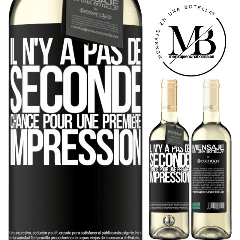 «Vous n'aurez jamais une deuxième chance de faire une bonne première impression» Édition WHITE