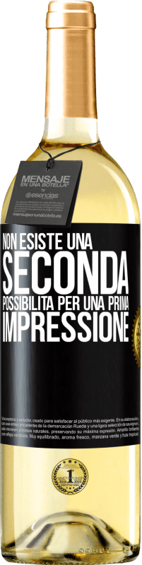 29,95 € Spedizione Gratuita | Vino bianco Edizione WHITE Non esiste una seconda possibilità per una prima impressione Etichetta Nera. Etichetta personalizzabile Vino giovane Raccogliere 2025 Verdejo
