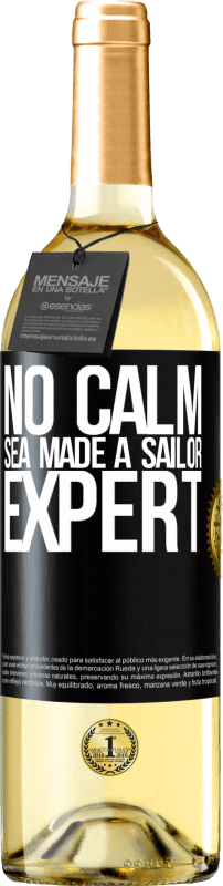 29,95 € | White Wine WHITE Edition No calm sea made a sailor expert Black Label. Customizable label Young wine Harvest 2024 Verdejo