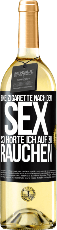 «Eine Zigarette nach dem Sex. So hörte ich auf zu rauchen» WHITE Ausgabe