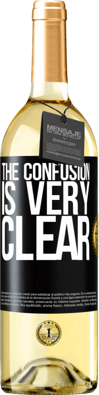 29,95 € | White Wine WHITE Edition The confusion is very clear Black Label. Customizable label Young wine Harvest 2024 Verdejo