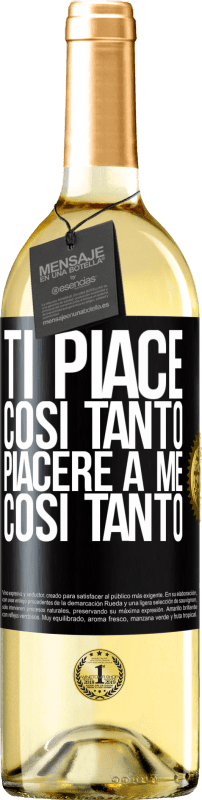 29,95 € | Vino bianco Edizione WHITE Ti piace così tanto piacere a me così tanto Etichetta Nera. Etichetta personalizzabile Vino giovane Raccogliere 2025 Verdejo