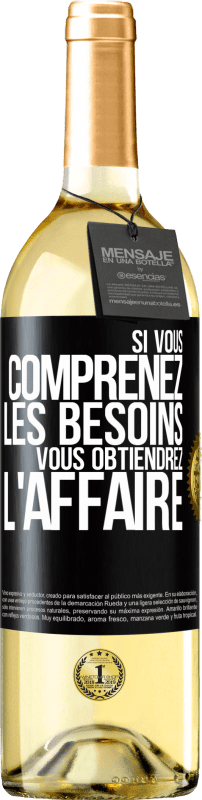 29,95 € | Vin blanc Édition WHITE Si vous comprenez les besoins vous obtiendrez l'affaire Étiquette Noire. Étiquette personnalisable Vin jeune Récolte 2024 Verdejo