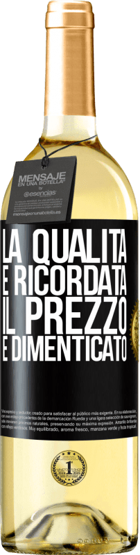 29,95 € | Vino bianco Edizione WHITE La qualità è ricordata, il prezzo è dimenticato Etichetta Nera. Etichetta personalizzabile Vino giovane Raccogliere 2024 Verdejo