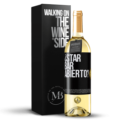 «¿STAR BAR abierto?» WHITE Ausgabe