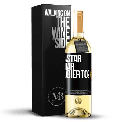 «¿STAR BAR abierto?» Edizione WHITE