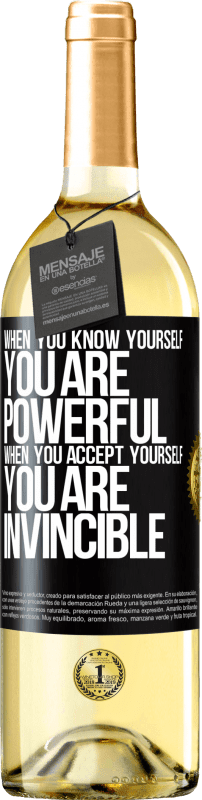 «When you know yourself, you are powerful. When you accept yourself, you are invincible» WHITE Edition