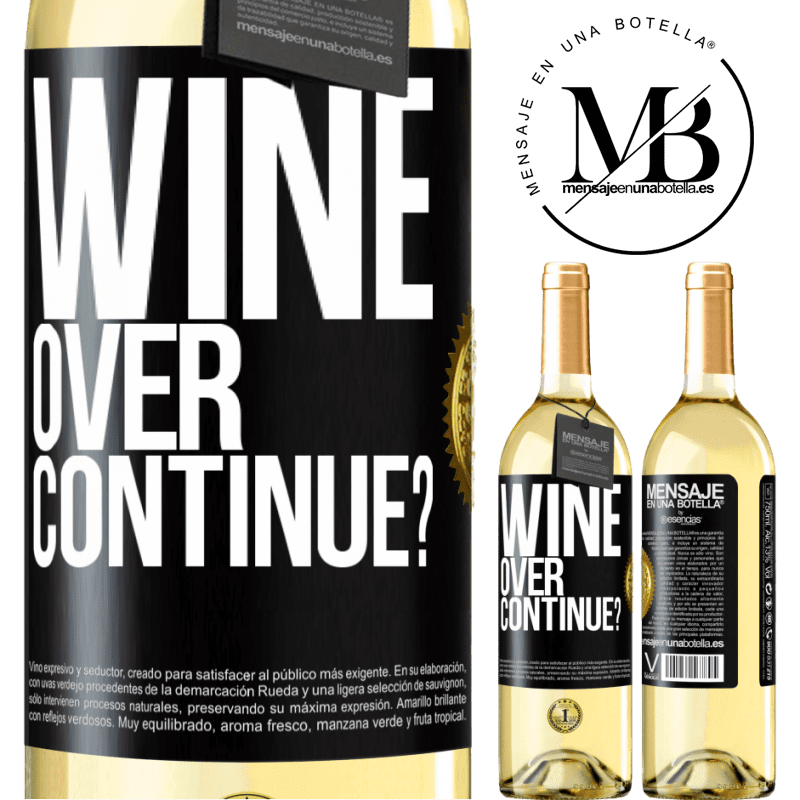 29,95 € Free Shipping | White Wine WHITE Edition Wine over. Continue? Black Label. Customizable label Young wine Harvest 2022 Verdejo