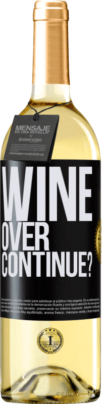 29,95 € Envío gratis | Vino Blanco Edición WHITE Wine over. Continue? Etiqueta Negra. Etiqueta personalizable Vino joven Cosecha 2025 Verdejo