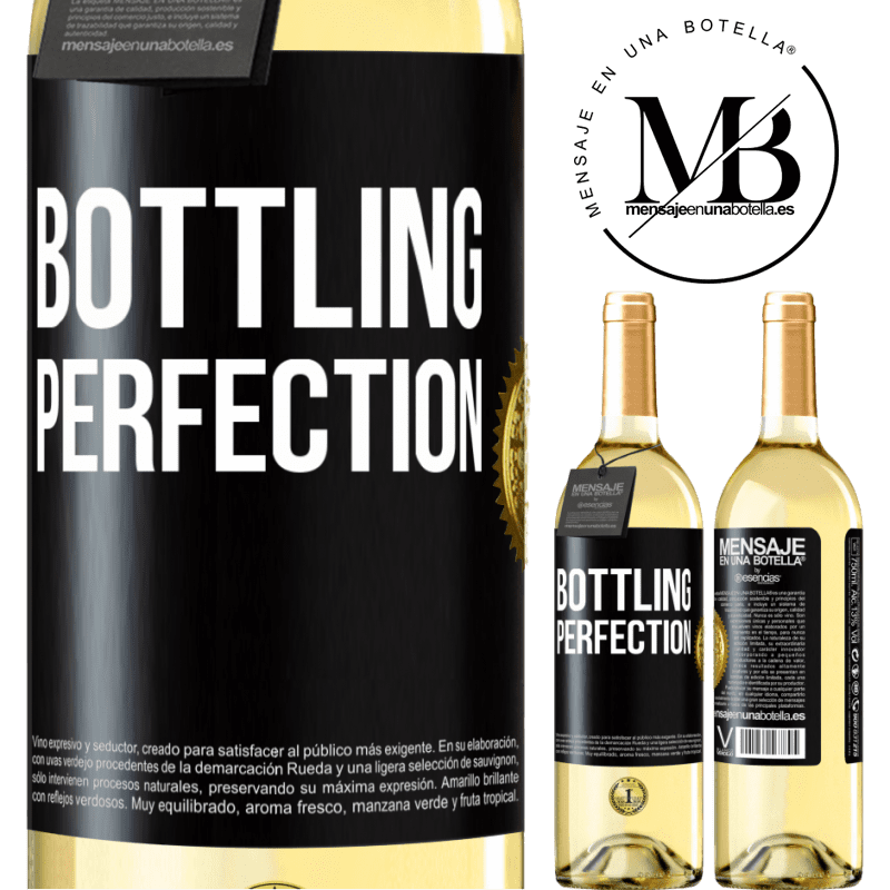 29,95 € Free Shipping | White Wine WHITE Edition Bottling perfection Black Label. Customizable label Young wine Harvest 2022 Verdejo