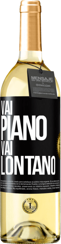 29,95 € | Vino bianco Edizione WHITE Vai piano Vai lontano Etichetta Nera. Etichetta personalizzabile Vino giovane Raccogliere 2024 Verdejo