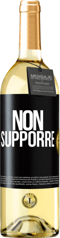 29,95 € | Vino bianco Edizione WHITE Non supporre Etichetta Nera. Etichetta personalizzabile Vino giovane Raccogliere 2023 Verdejo