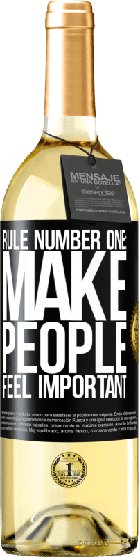 «Правило номер один: заставляйте людей чувствовать себя важными» Издание WHITE