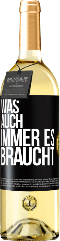 29,95 € | Weißwein WHITE Ausgabe Was auch immer es braucht Schwarzes Etikett. Anpassbares Etikett Junger Wein Ernte 2024 Verdejo