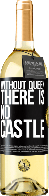 29,95 € Free Shipping | White Wine WHITE Edition Without queen, there is no castle Black Label. Customizable label Young wine Harvest 2024 Verdejo