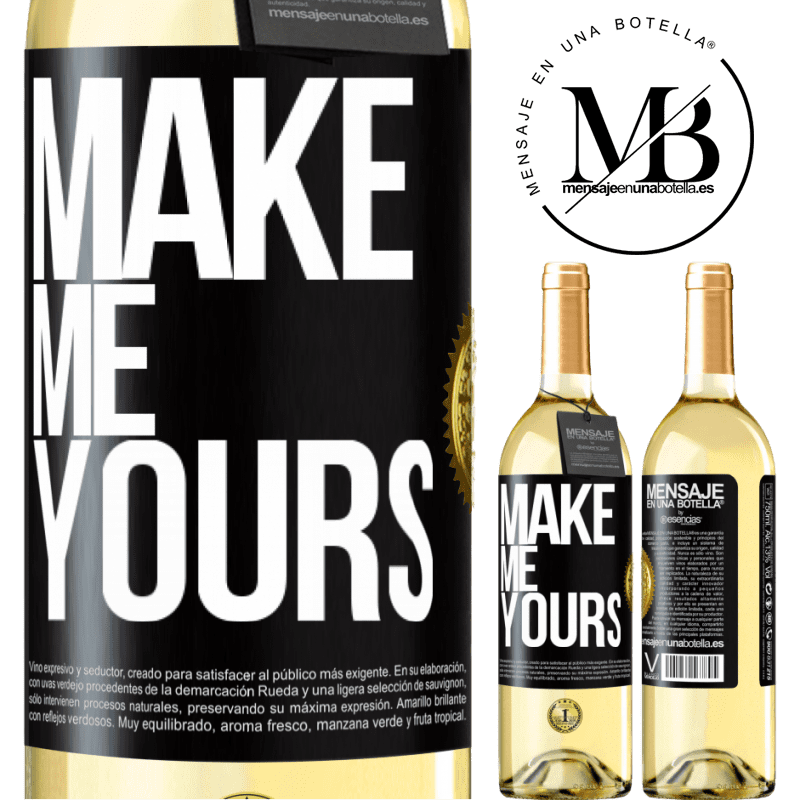 29,95 € Free Shipping | White Wine WHITE Edition Make me yours Black Label. Customizable label Young wine Harvest 2024 Verdejo