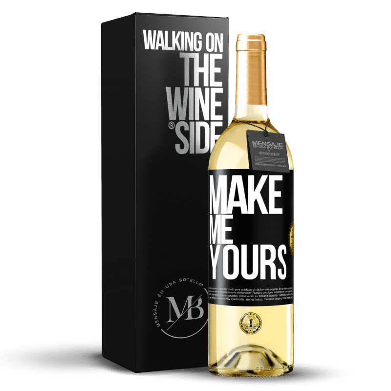 29,95 € Free Shipping | White Wine WHITE Edition Make me yours Black Label. Customizable label Young wine Harvest 2023 Verdejo