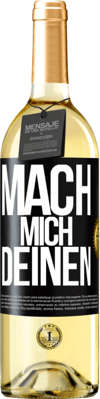 29,95 € | Weißwein WHITE Ausgabe Mach mich Deinen Schwarzes Etikett. Anpassbares Etikett Junger Wein Ernte 2023 Verdejo