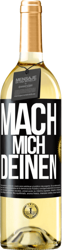 29,95 € | Weißwein WHITE Ausgabe Mach mich Deinen Schwarzes Etikett. Anpassbares Etikett Junger Wein Ernte 2024 Verdejo